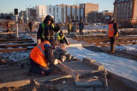 В Великом Новгороде началось строительство ж/д перехода