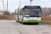 Два новых низкопольных автобуса вышли на маршрут №11 в Великом Новгороде